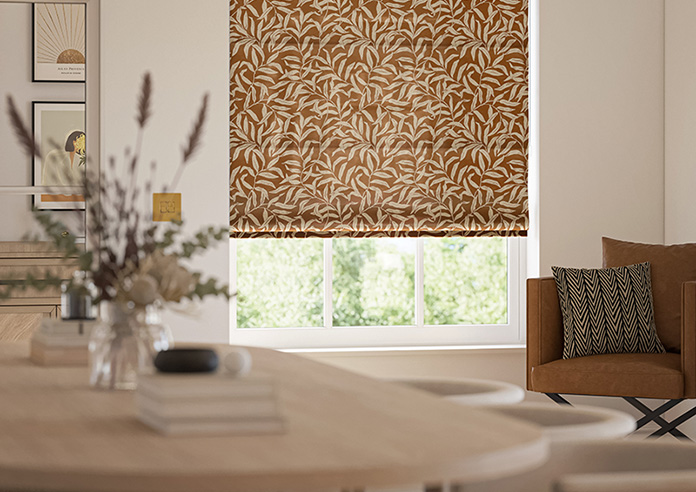 Trailing Vines, Firestalk - Roman Blind - Image 5